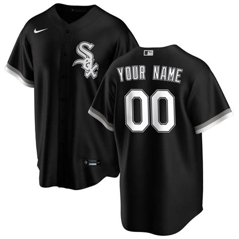 men's chicago white sox nike black alternate replica team jersey|white sox jerseys for sale.